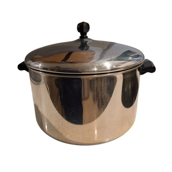Farberware 8-Quart Aluminum Clad Stainless Steel Stock Pot Lid soup stew - Picture 6 of 16